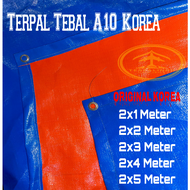 Terpal Tebal A10 Korea 2x1, 2x2, 2x3, 2x4, 2x5 Meter