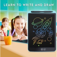 [ READY STOCK ] 10"/12" Upgraded LCD Writing Tablet Pad [Partial Erase/ Full Erase] Kid Children Drawing Board Tab Budak