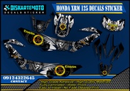 HONDA XRM 125 DECALS STICKER