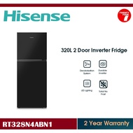 [ Delivered by Seller ] HISENSE Gross 320L 2 Door Inverter Refrigerator / Fridge / Peti Sejuk 双门冰箱 (