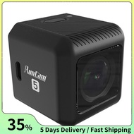 RunCam5 Orange 4K Action Camera FPV Racing & Sports APP Control for Drone & RC Car Black