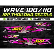 Wave 100 JRP x Daeng Decals Sticker (PINK)