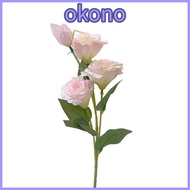 OKONO Artificial Eustoma Grandiflorum Roses, Large Size Simulation Design Artificial Lisianthus Flow
