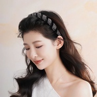 FFX FFX [Chaser] High-End Light Luxury Super Flashing Full Diamond Fashion Tooth Comb Wave Headband 
