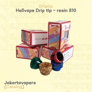 Ready JT Hellvape Drip Tip Resin 810 Authentic 100% - GREEN