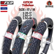 [SIZE 17/18 TUBELESS] Tayar FKR Tyre GPX20 250-17 225-17 250-18