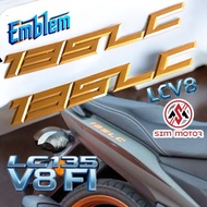Yamaha 135LC FI V8 Special Edition SE 3D Logo Emblem Timbul - BDK-F173B-00 BDK-F173B-10  Yamaha Anni