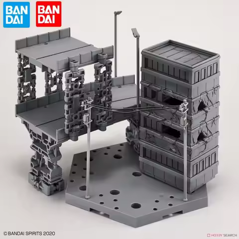 BANDAI 30MM Custom Scene 06 City Battle Diorama Base Modular Street Platform for Mecha Model Kit Pre
