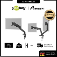 Goobay Monitor Mount with Gas Spring - (Single 58530 / Dual 58531 ) for 17-32 inch - Black