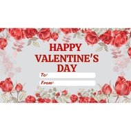 *VALENTINES DAY TAG/ GIFT CARD* Valentine Card Gift Card