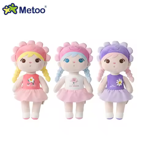 2025 New Soft Plush Metoo Keppel Dolls Flower Language Series Stuffed Dolls Baby Girl Plushies Child