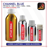 CHANNEL BLUE Ahlan Original Attar Oil Men Women Unisex Perfume