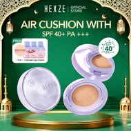 HEXZE Oil Control Sunscreen Cushion Hydrating Long-lasting Foundation Skin Protection SPF 40+ PA+++