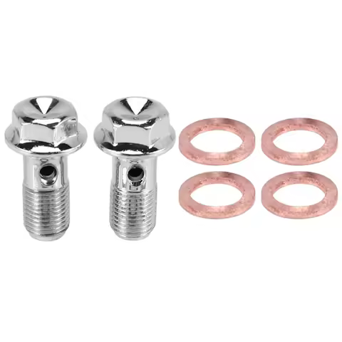 R2-2X Motorcycle Stainless Brake Banjo Bolt M10 X 1.0Mm Caliper Master Cylinder