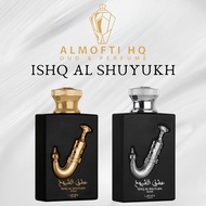 Ishq Al shuyukh LATTAFA GOLD & SILVER PERFUME (100ML) Wangian Parfum Wangi