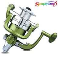 Sougayilang Spinning Fishing Reel 5.2:1 Gear Ratio 6 Ball Bearings 3 Colors Classic Style for Freshw