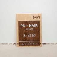 HCM HCM HCM | Korean style house number plate - unique