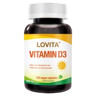 LOVITA Vitamin d3 800IU (100 Vegetarian Capsules) (Vitamin d3)