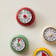 日本霜山 美式復古造型磁吸機械式計時器(免電池)-熱情紅
