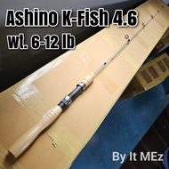 ของแท้ ราคาถูก ❗❗ คันเบ็ดตกปลา คันตัน ตีเหยื่อปลอม Ashino K-Fish ยาว 4.6 ฟุต 1 ท่อน line wt. 6-12 lb