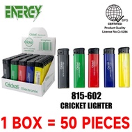 50pcs/1box Cricket Disposable Windproof Lighter Refillable lighter
