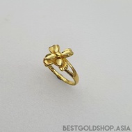 22k / 916 Gold Moving Flower Ring