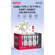 Redskull 3A Fast Charging Type C to Type C Data Cable/ 3A Redskull Cable Type C - Type C Cable/
