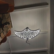 毛利航海風格家居裝飾中的 Manta Ray 天花板吊燈或壁燈