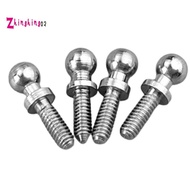 4Pcs Metal Ball Head Screw Kits K989-10 for  K969 K979 K989 K999 P929 P939 284131 1/28 RC Car Spare 