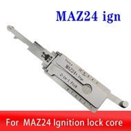 Original MAZ24 LISHI 2-in-1 Ignition Lock Core Decoder Lock Pick Tool Locksmith Tool