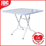 JDC MURAH Square Foldable Plastic Table Multipurpose (3F x 3F) / Meja Segiempat Lipat Plastik (3 Kaki x 3 Kaki)