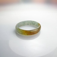 冰糯種黃翡 翡翠玉鐲 蛋鐲橢圓鐲 正品A貨