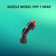 Nozzle Head PVC 1 lubang 2 Lubang 8 Lubang Mata semprot Pompa Elektrik/Manual E16L (nozel spuyer nozzle sprayer)