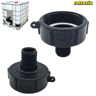 RETROVIA IBC Ton Barrel Connector, Accessories Plastic IBC Tank Adapter,  IBC Fitting Fine Thread Ho