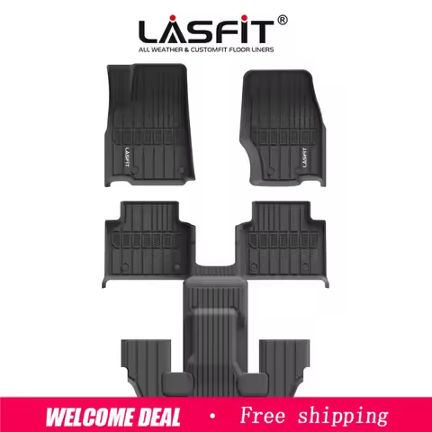 1st-3rd Row Floor Mats for Jeep Grand Cherokee L 2021-2026 Floor Mat All Weather