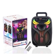 🔥8 INCHES PORTABLE WOOFER BLUETOOTH SPEAKER WITH MICROPHONE    MODEL GY 802