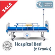 Hospital Bed 2 Cranks With Complete Package