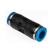 Festo Tube-to-Tube Pneumatic Fitting Push In 8 mm to Push In 8 mm, QS Series, 14 bar QS-8