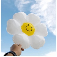 Balloon daisy flower decoration balloon smile daisy pink white flower balloon foil balloon flower sh