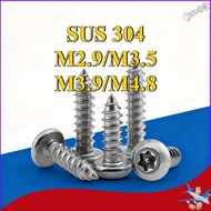 SUS304 Torx Pan Head Self-Tapping Screws M2.9-M4.8 Anti-Rust Fastener [DTY-XMB]