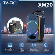 TYLEX XM20 Strong Bass Portable Wireless Speaker BT 5.0 Hi-FI Sound Quality Support TF Card/MP3/Blue