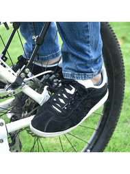 1對錳鋼自行車後座踏板,適用於山地車和折疊車