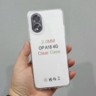 CASE THICKBENING HD CRYSTAL CASE/ 2.0MM TPU OPPO A18BENING A17/ A17K/ A16/ A16K/ A16E/ A15/ A15S/ A1