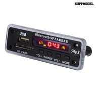 [SM]Car Speaker FM Radio Security Digital Card Wireless Bluetooth-compatible MP3 Decoder Module