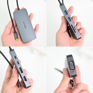 All-in-One 8-in-1 Dock 8K@60Hz Video PD100W USB3.0 Gigabit Ethernet Port HDMI DP Card Reader USB HUB