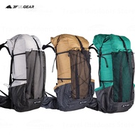 3F UL GEAR QIDIAN PRO 46+10L Outdoor Large Capacity Travel Backpack Camping Equipment 880G Ultralight UHMWPE Waterproof Bag Belt