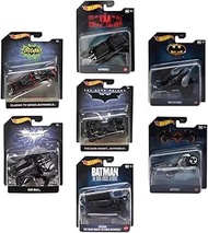 Hot Wheels Batman Die-Cast 7-Car Set – 1:50 Scale Complete Pack (DKL20‑956R) | Collector Edition Fea