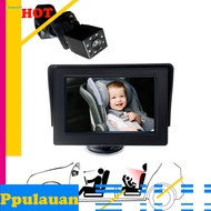  Baby Car Monitor High Resolution 360 Degree Rotation Night Vision 43 Inch Car Rear View Monitor for Auto