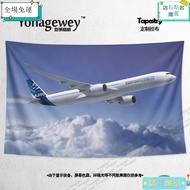Empty Bus A350 Airplane Passenger Aircraft Peripheral Dormitory Decoration Poster Background Wall Cl