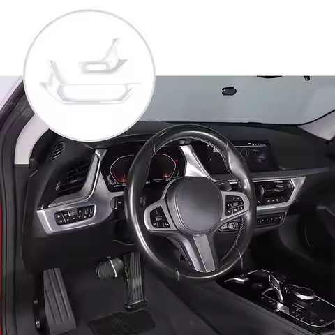 Carbon Fiber Texture ABS Air Vent Frame Trim For BMW F40 F44 1 2 Series 2020-2024 Dashboard Interior